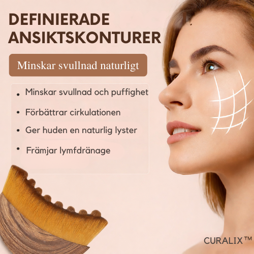 CURALIX ™-Lymfdränageborste för Ansiktet